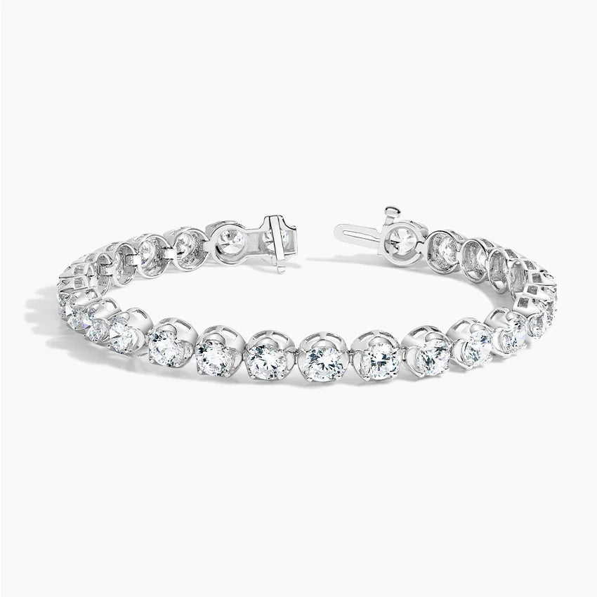 Natural Diamonds Tennis Bracelet in 18k White Gold