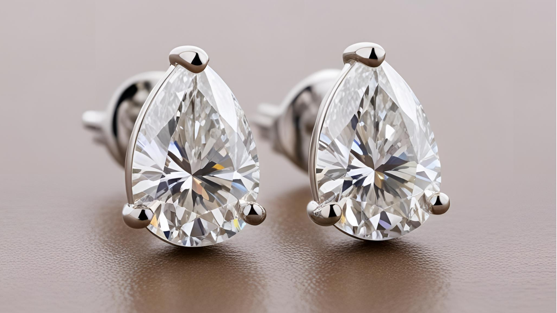 Pear Shaped Diamond Studs: Elegant Sparkle for Any Occasion