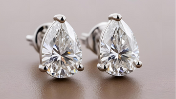 Pear Shaped Diamond Studs: Elegant Sparkle for Any Occasion