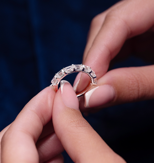 Baguette Cut Eternity Rings: Sleek and Timeless Elegance