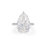 6ct Pear Shape Diamond Ring