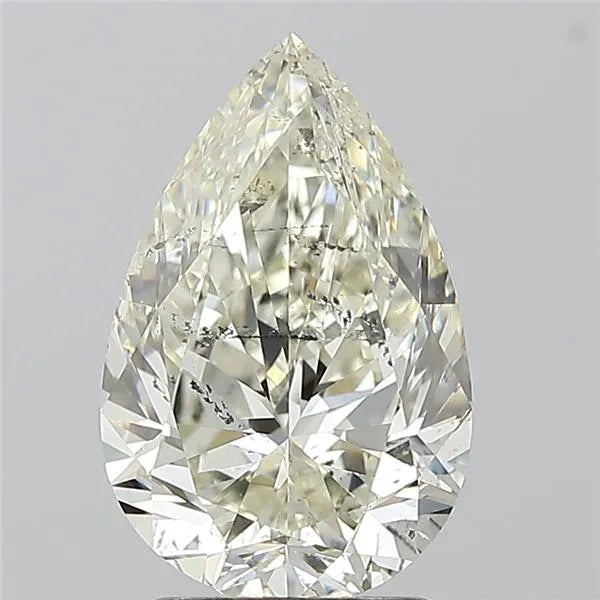 2.51ct Pear Natural Diamond (Colour K, Clarity SI2, HRD Certified)