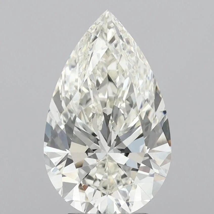 3.50ct Pear Natural Diamond (Colour H, Clarity VS1, Cut VG, IGI Certified)