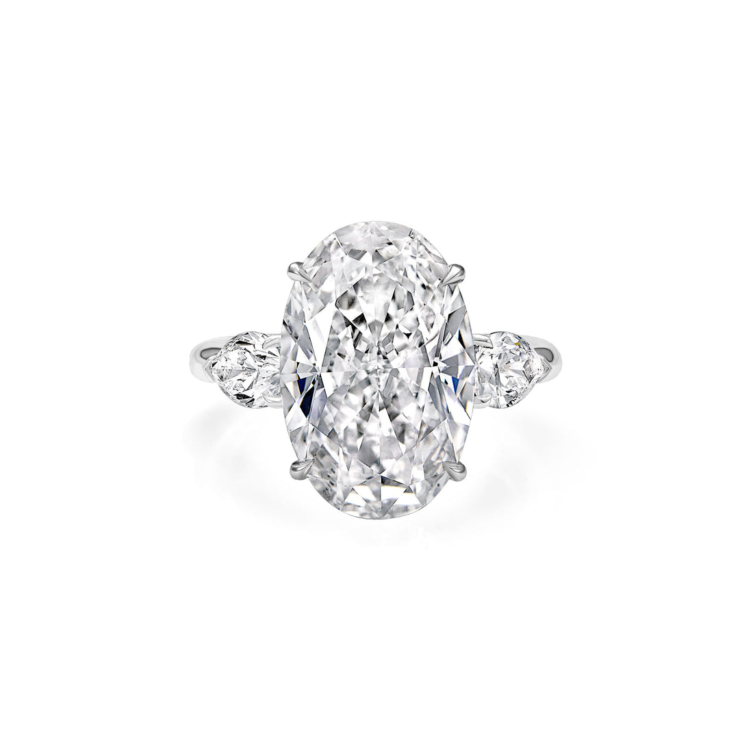 8ct Oval Engagement Ring