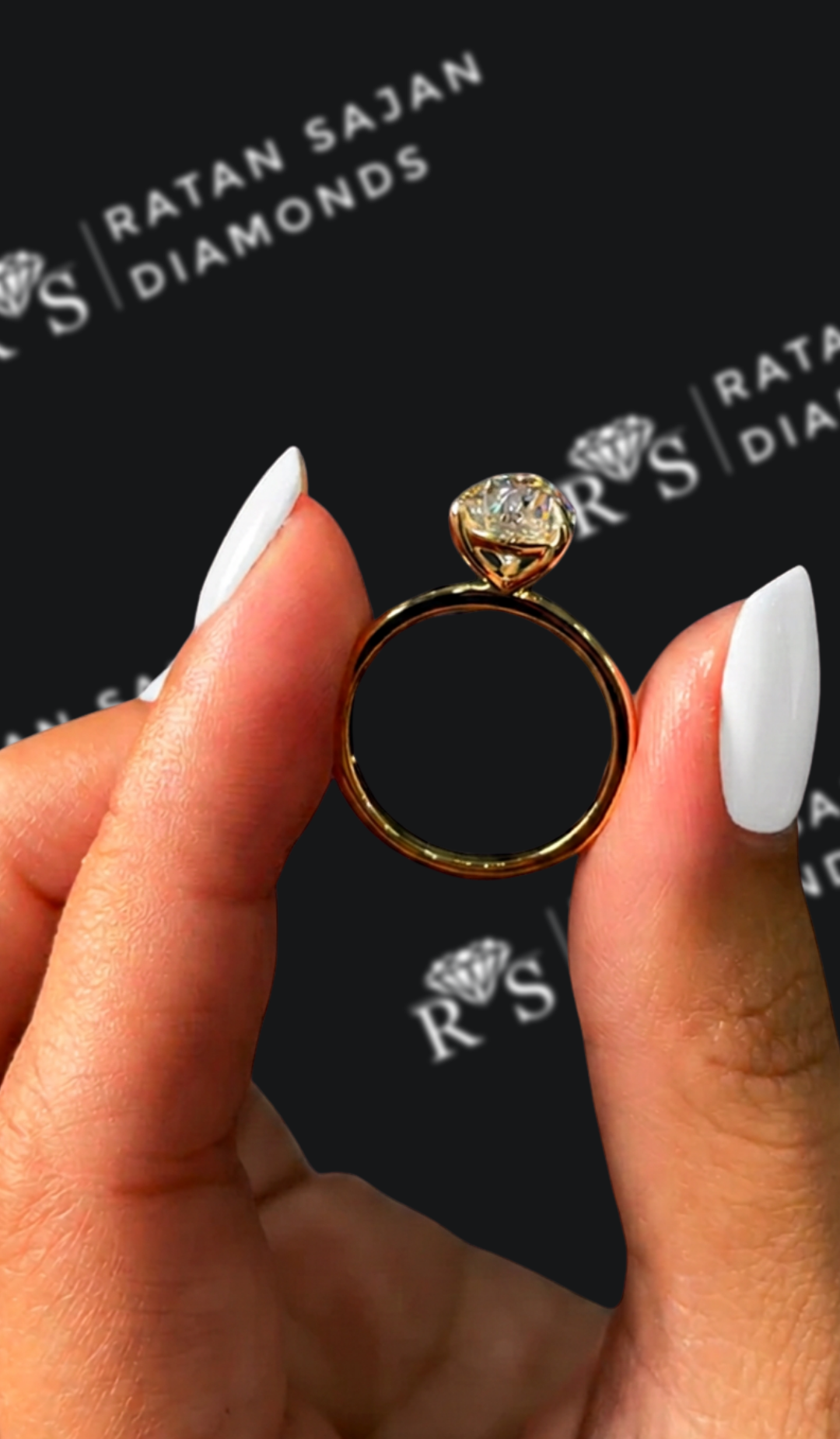 2 Carat Solitaire Engagement Ring - Pear Diamond