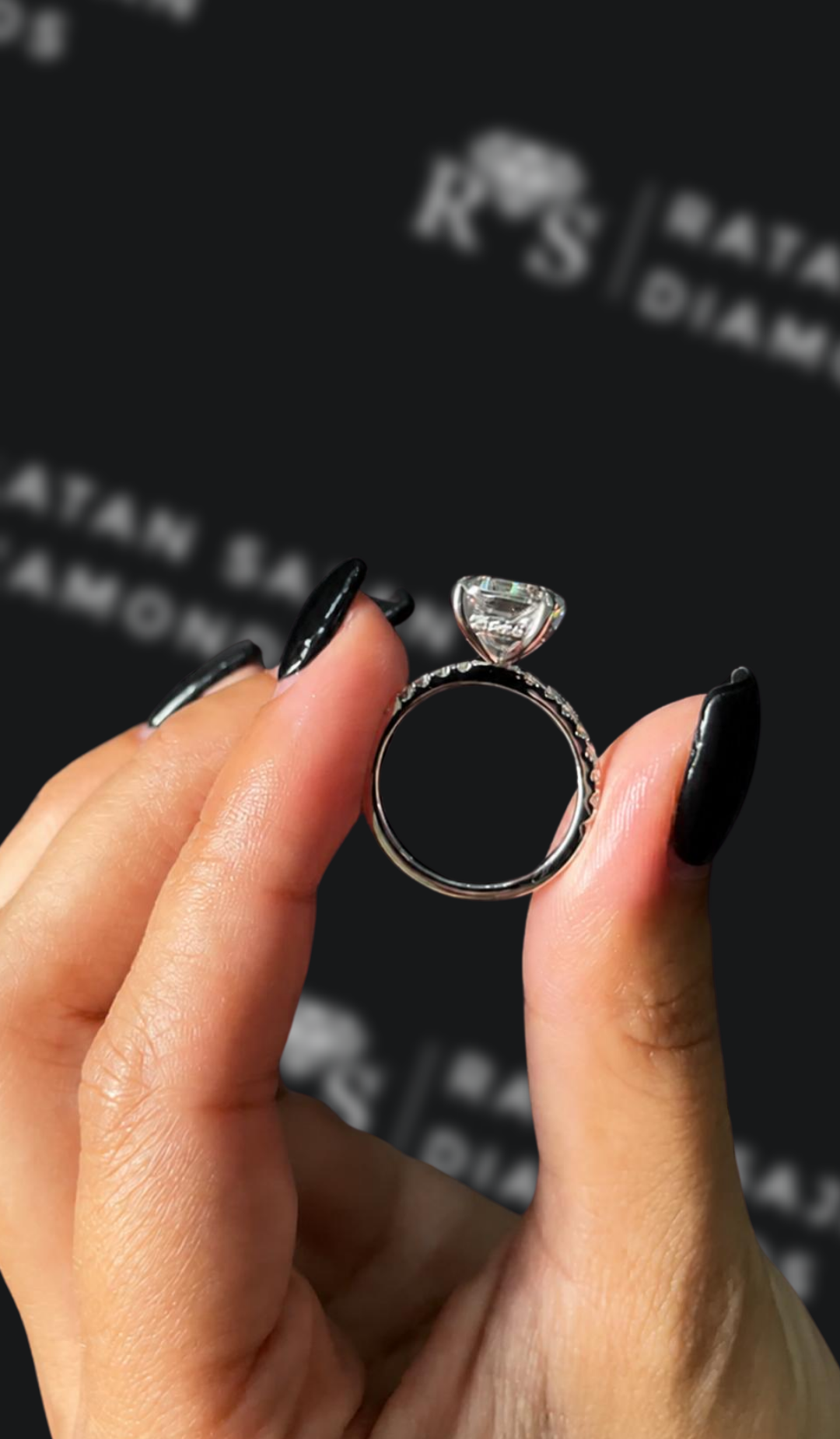 1.5 Carat Halo Engagement Ring - Cushion Diamond