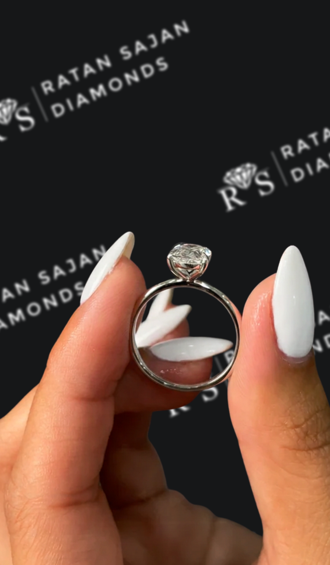 1.5 Carat Solitaire Engagement Ring - Oval Diamond
