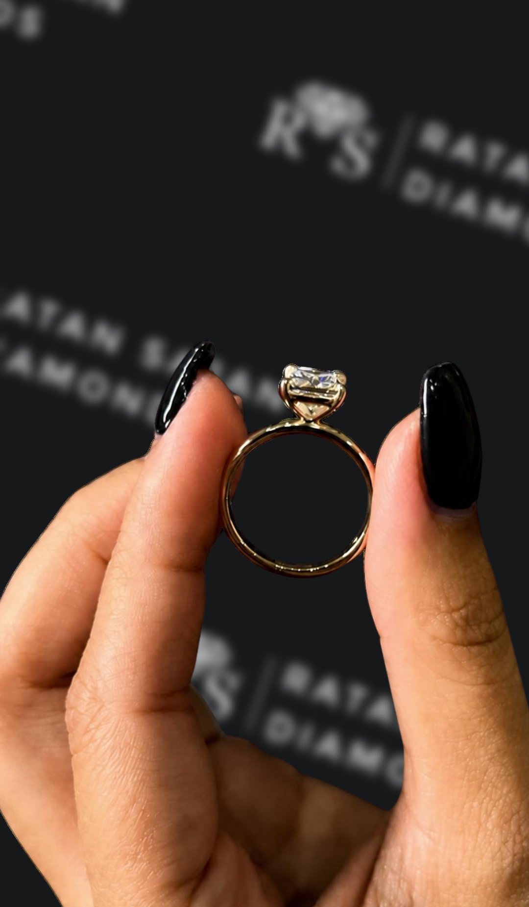 1.5 Carat Princess Solitaire Engagement Ring