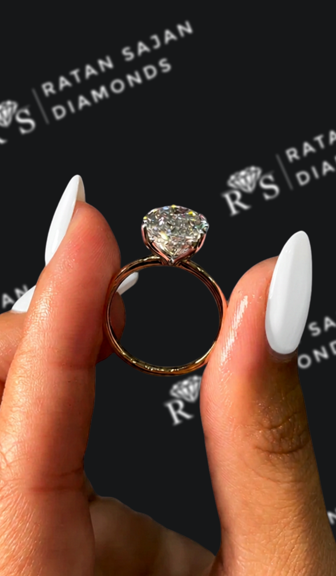 4.5 Carat Solitaire Engagement Ring - Oval Diamond