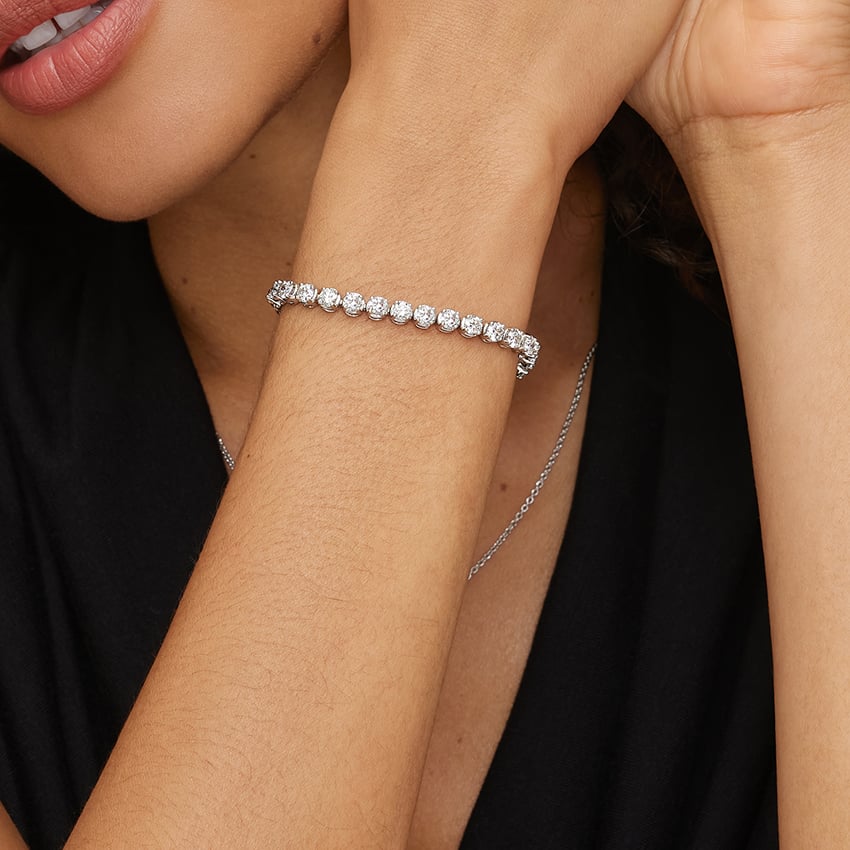 Diamond Tennis Bracelet in 18K White Gold
