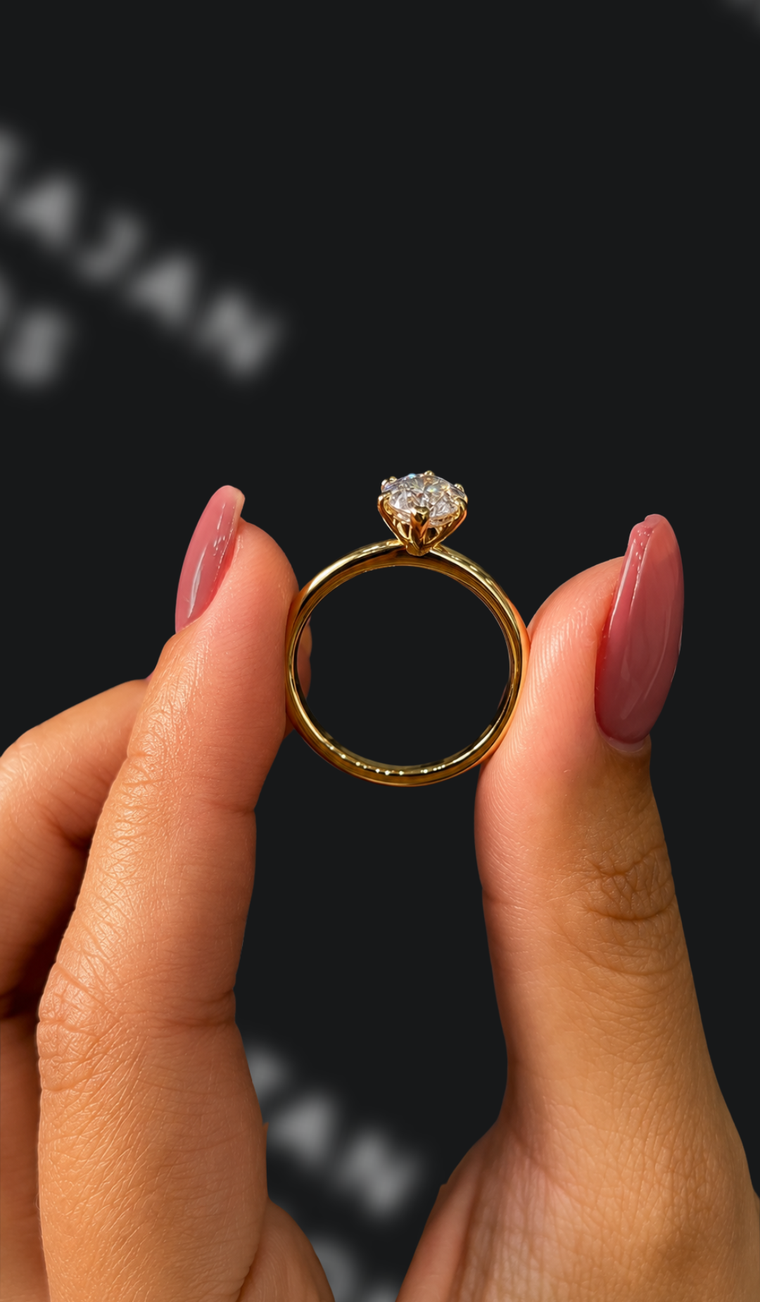 2 Carat Solitaire Engagement Ring - Marquise Diamond