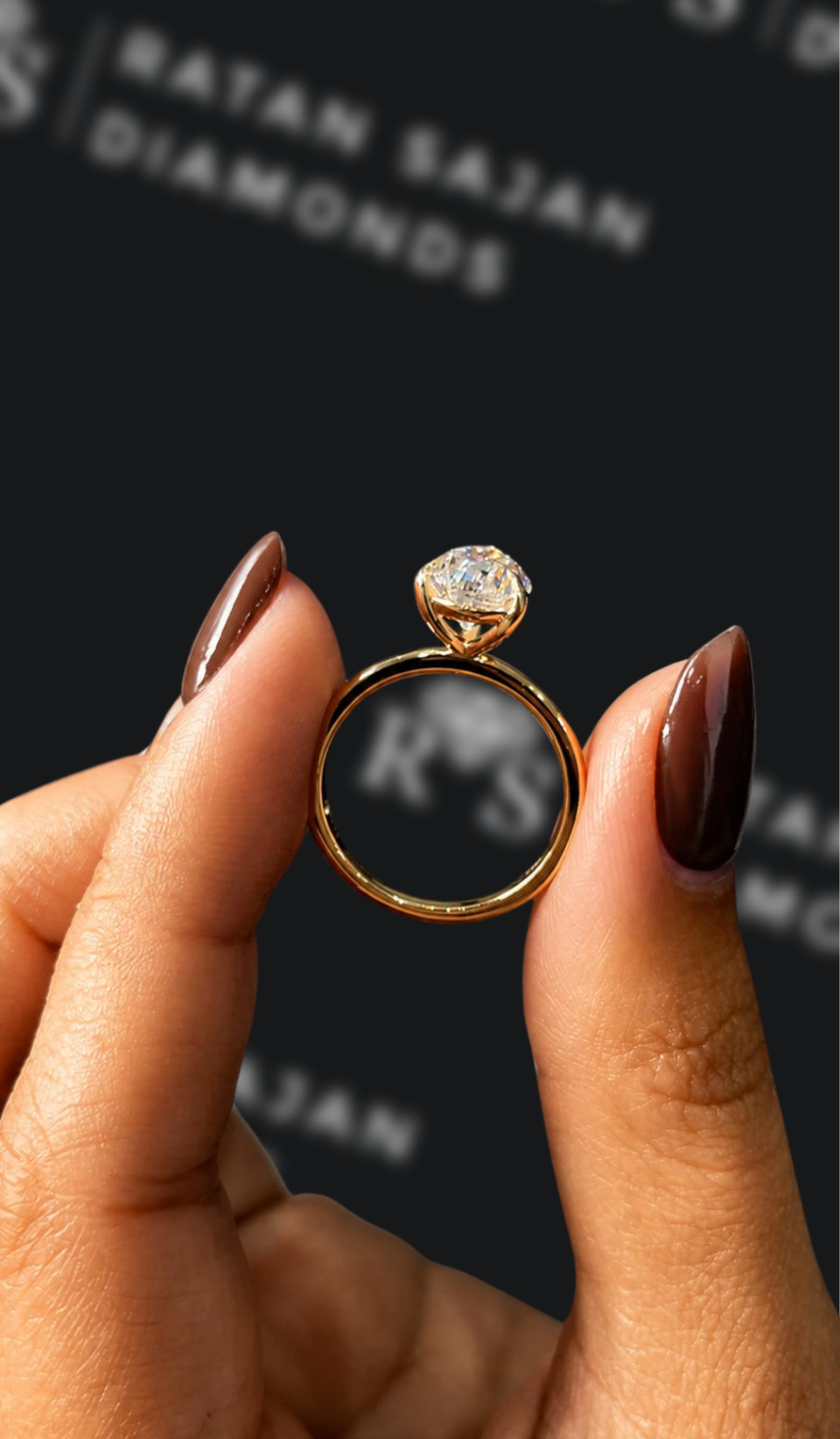 2 Carat Solitaire Engagement Ring - Pear Diamond