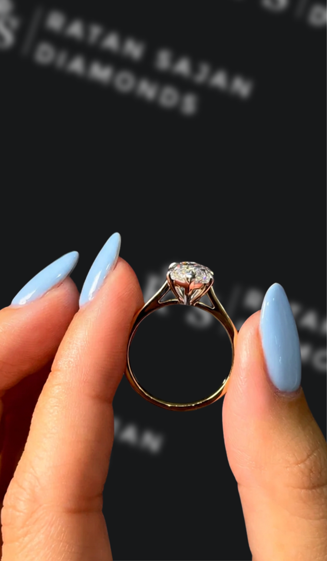 2.5 Carat  Solitaire Engagement Ring - Marquise Diamond