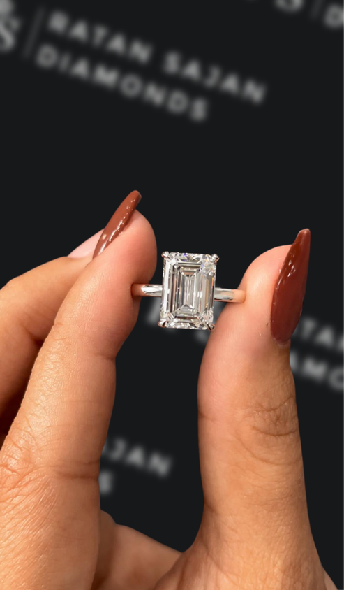 Bespoke halo diamond ring made to order in Dubai