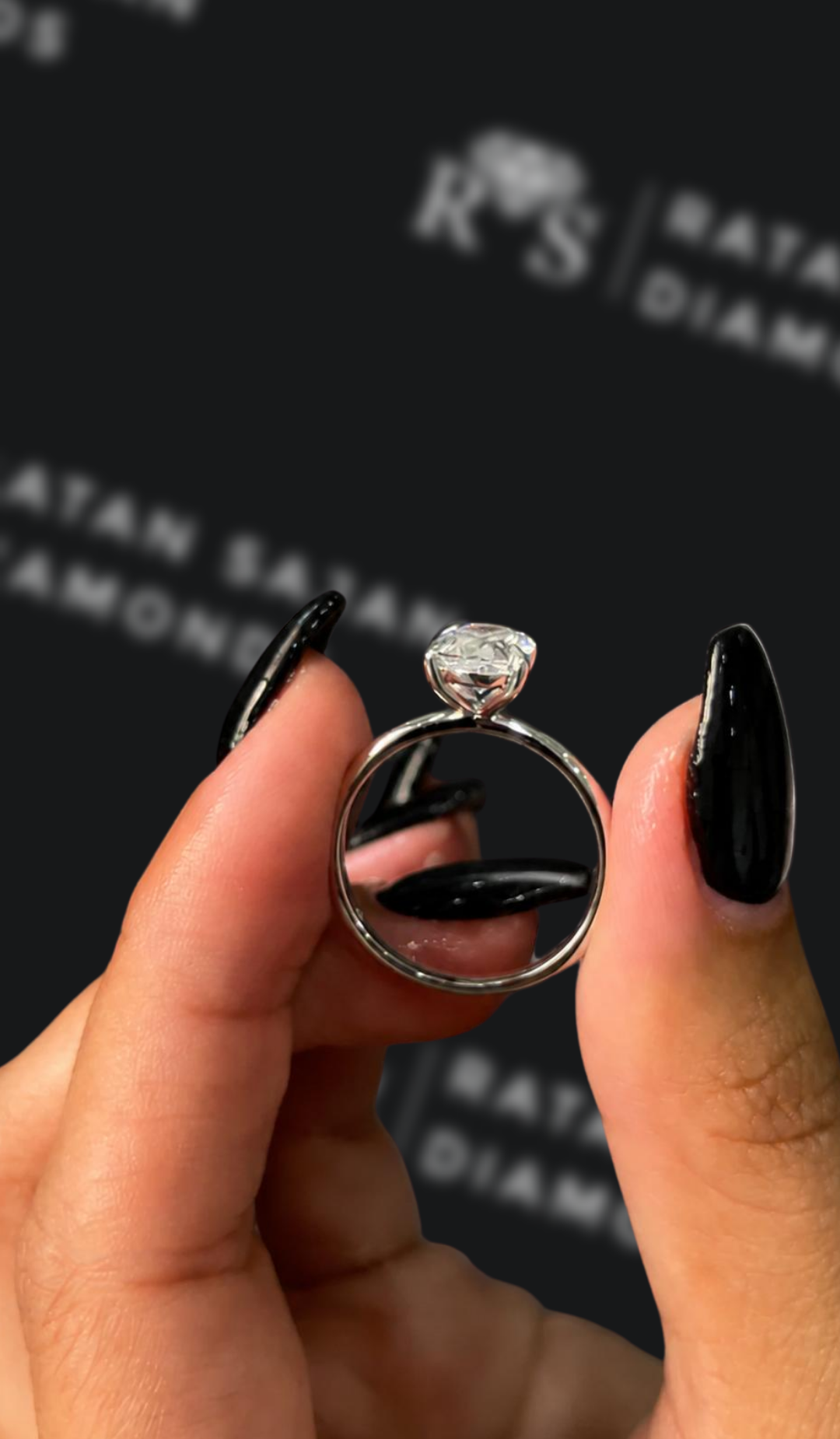 1.5 Carat Solitaire Engagement Ring - Oval Diamond