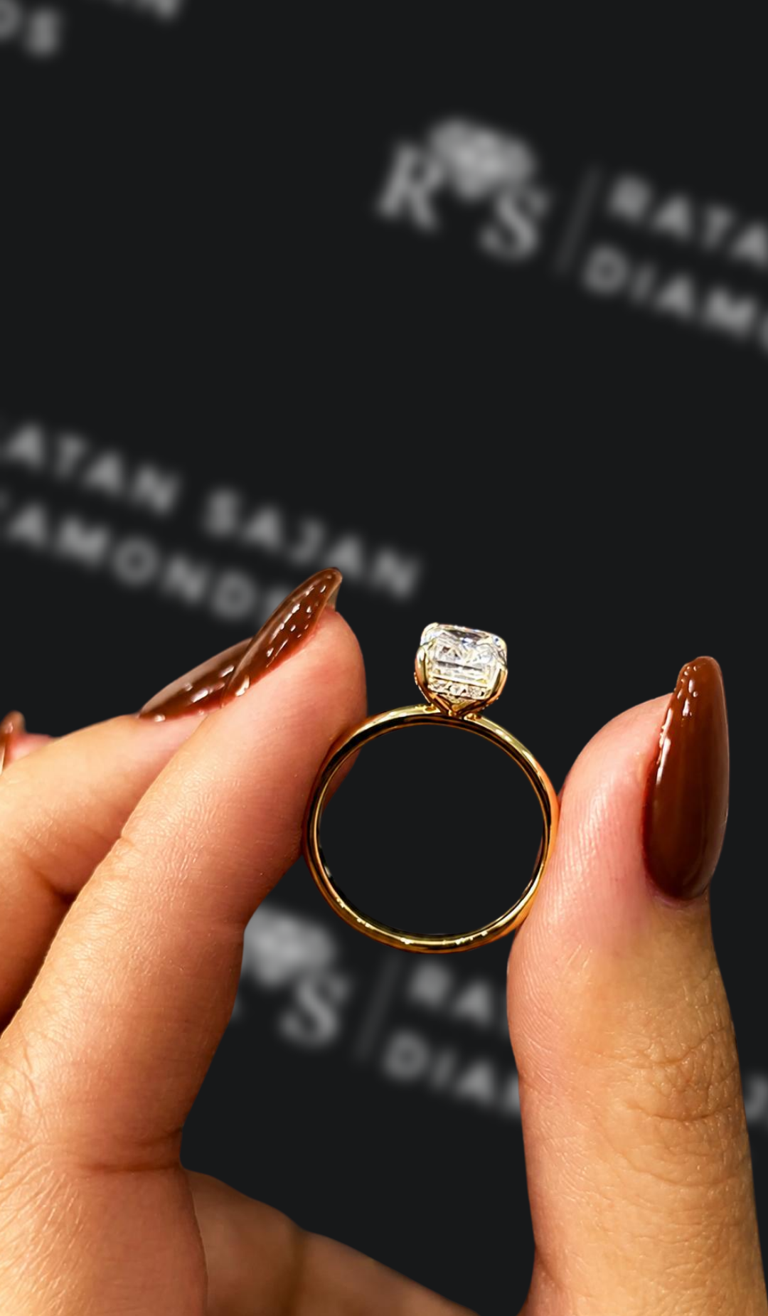 2 Carat Solitaire Engagement Ring - Radiant Diamond