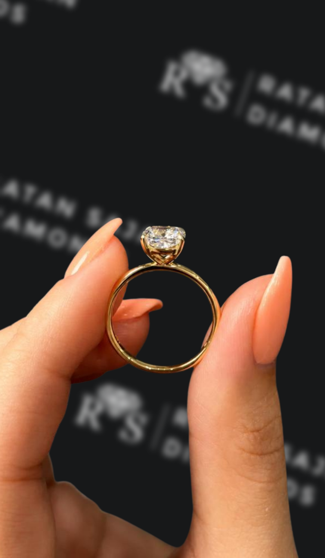 1.5 Carat Solitaire Engagement Ring - Cushion Diamond